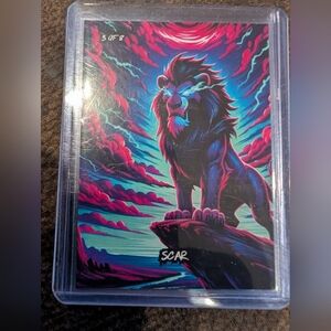 Scar 3 Of 8 Custom Heat Lion King  Card